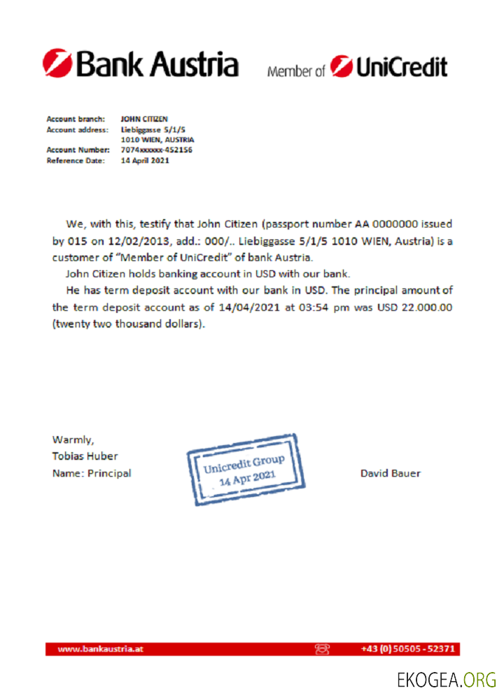 Autriche , Banque Autriche , référence